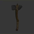 prehistoric tool prehistoric weapon ancient weapon stone axe stone age primitive tool primitive weapon bow and arrow 3d model