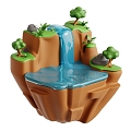 Modern Island Cartoon Island Island Outdoor Landscape 3d model