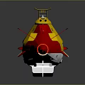Modern Spaceship Spacecraft 3d model