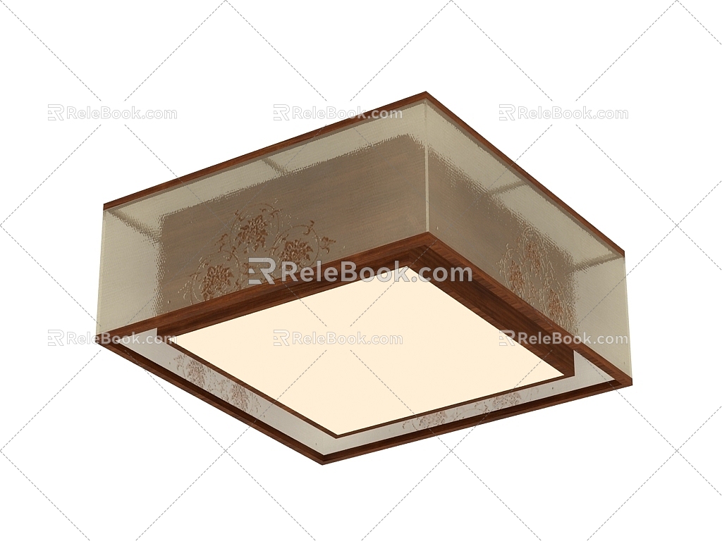 New Chinese ceiling lamp 3d model