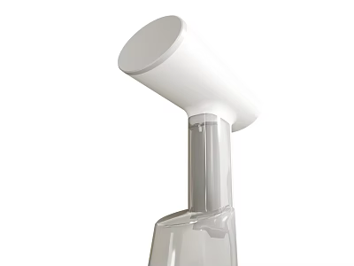 White Handheld Beauty Device With Transparent Water Tank And Facial Mist Function 3d model
