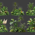 Indoor Outdoor Plant Combinations Featuring Tropical Greenery And Diverse Leaf Arrangements
