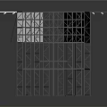 Industrial Construction Scaffold Structure With Metal Frame Cross Bars And Support Legs