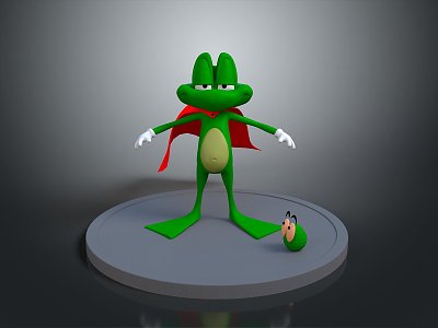 Frog Poison Frog Game Frog Reptile Cold Blooded Animal Reptile 3d model