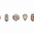 Traditional Decorative Lanterns With Floral Patterns Various Designs And Intricate Handmade Details