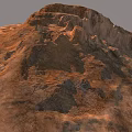 Rugged Rocky Terrain With Natural Geological Formations And Eroded Surfaces