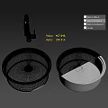 Modern Round Stainless Steel Sink With Faucet And Drain Design