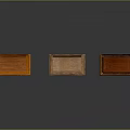 Three Wooden Side Tables With Various Designs Drawers And Slender Legs On Dark Background