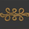 Exquisite Gold Bracelet Jewelry With Intricate Intertwined Link Design And Shiny Finish