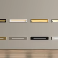 Modern Wall Lights In Various Colors With Sleek Design On Beige Wall
