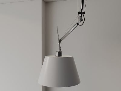 Modern chandelier 3d model