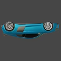 Blue Audi R8 Sports Car With Sleek Modern Exterior And Sporty Design