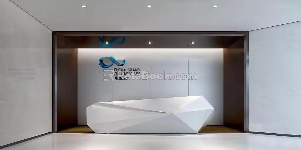 Reception Desk 3d model