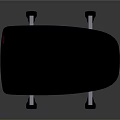 Thule Dark Blue Car Roof Box With Secure Mounting Brackets For Vehicles