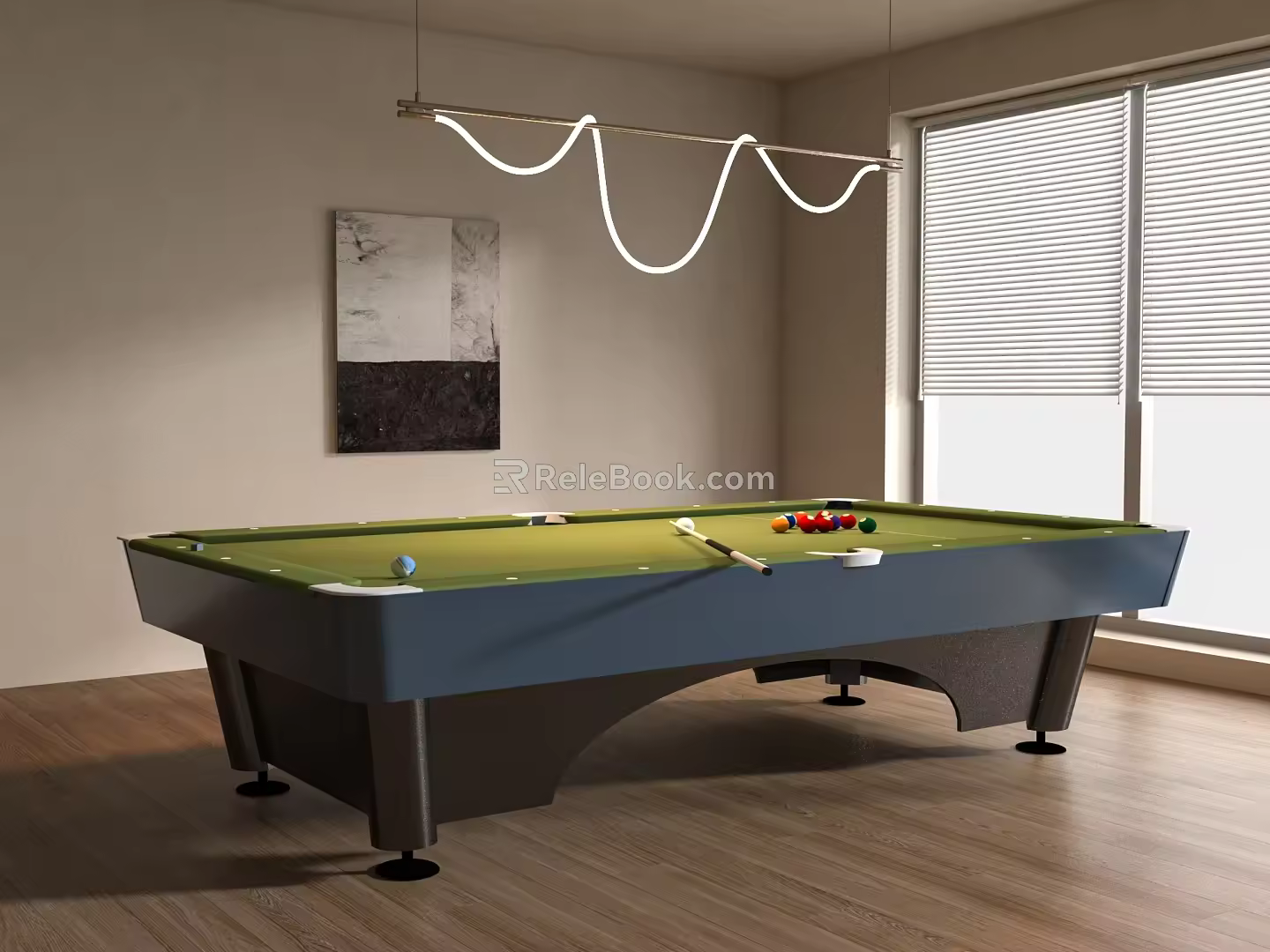 Billiard table 3d model