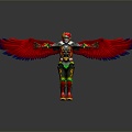 Character Warrior Wings Sci-Fi Warrior Sci-Fi Character Game Character Realistic Character 3d model