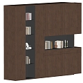 Middle Style Bookcase 3d model