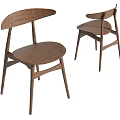 Modern Wooden Dining Chairs With Ergonomic Design And Comfortable Seats