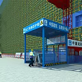 Construction Site Safety Elevator Protective Shed Industrial Equipment With Safety Access