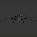 Futuristic Aerospace Vehicle Design With Sleek Gray Metallic Structure For Space Exploration
