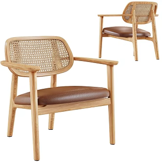 Titus Silent Wind Casual Single Chair Dining Chair 3d model