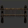 Rustic Handcrafted Wooden Weaving Furniture With Woven Rope And Natural Wood Frame