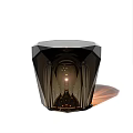 Elegant Crystal Table Lamps With Transparent Bodies And Geometric Design Styles 3d model