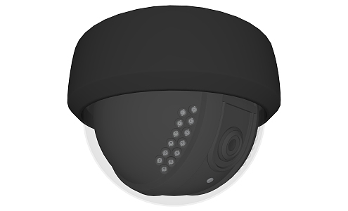 Modern camera surveillance 3d model