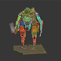 Sci-fi mecha soldier, mecha, robot, future warrior, war machine, robotic soldier, game character, robot assistant, small robot