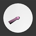 White Cup With Cartoon Face Design And Pink Straw On Black Background