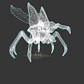 3D Rendered Aquatic Creature Featuring Multiple Legs Large Fins And Complex Body Structure