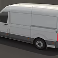 Automobile Volkswagen Commercial Vehicle Volkswagen Commercial Vehicle Van Seven-seater Vehicle Van Low-model Commercial Vehicle Low-model Simple-model Vehicle Low-surface Counting Vehicle 3d model