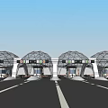 Transparent Egg Shaped Structures Along Roadway With Futuristic Glass Exterior Design