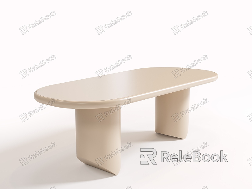 Modern Cream Style Dining Table Long Dining Table Modern Dining Table Table model