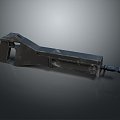 Browning machine gun Browning Gatling White Browning machine gun machine gun bullet military 3d model