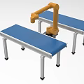 Industrial assembly line automatic assembly line belt line automatic transmission line 1556 3d model
