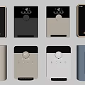 Stylish Modern Daily Use Appliances With Various Colors Digital Displays And Functional Design