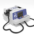 Advanced Medical Defibrillator With Digital Display Screen Control Knobs And Cables
