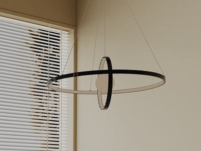 Modern chandelier 3d model