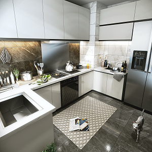 Modern Kitchen 3d model