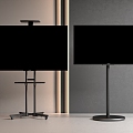 Video conference TV Mobile TV TV Stand TV Floor TV 3d model