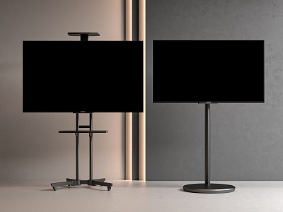 Video conference TV Mobile TV Stand TV Floor TV 3d model