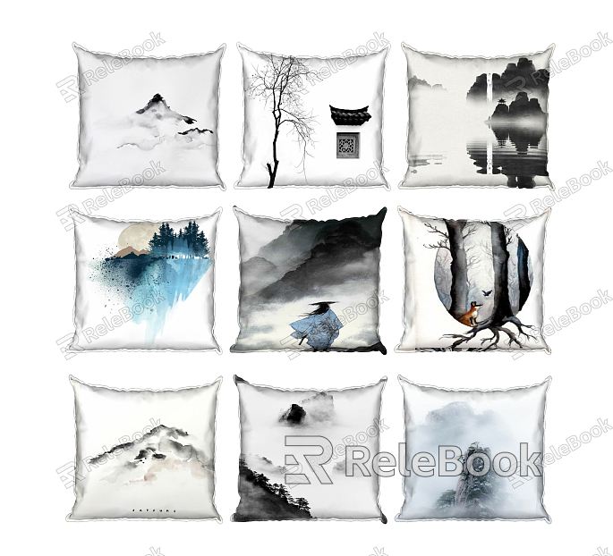 Modern Pillow Ink Pillow model