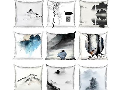 Modern Pillow Ink Pillow model