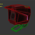 Projection Monitoring Device With Modern Design HD Projection Surveillance Camera And Mobile Base
