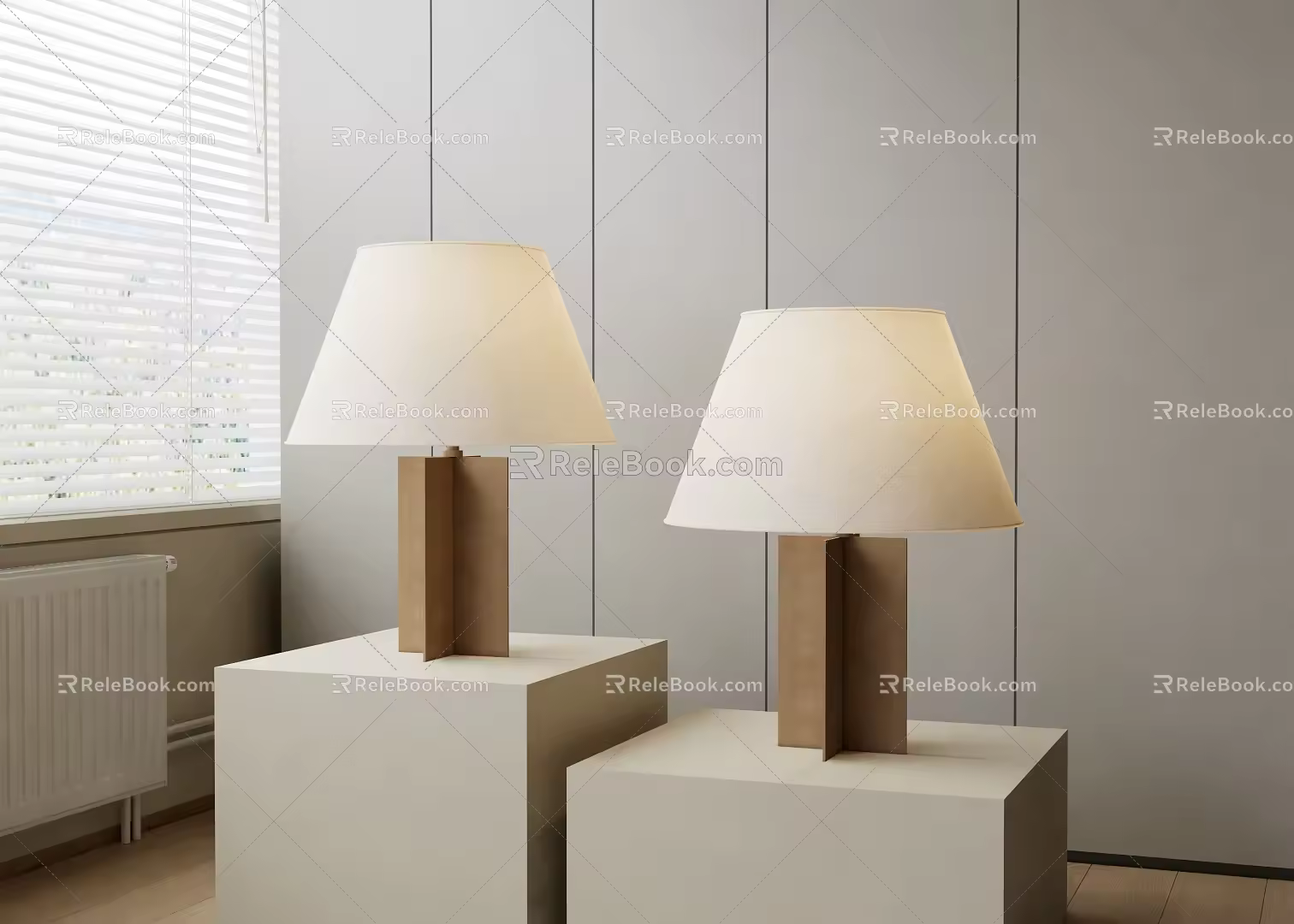 Quiet Table Lamp 3d model