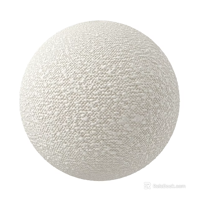White Spherical Component With Intricate Woven Texture And Smooth Surface Finish 3d model