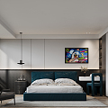 Modern Bedroom Home Master Bedroom 3d model