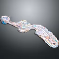 Detailed Colorful Amusement Park Layout With Winding Paths And Recreational Zones