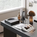 Modern table lamp ornaments combination 3d model